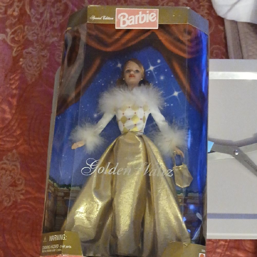 Barbie Gold and White Glamour Doll
